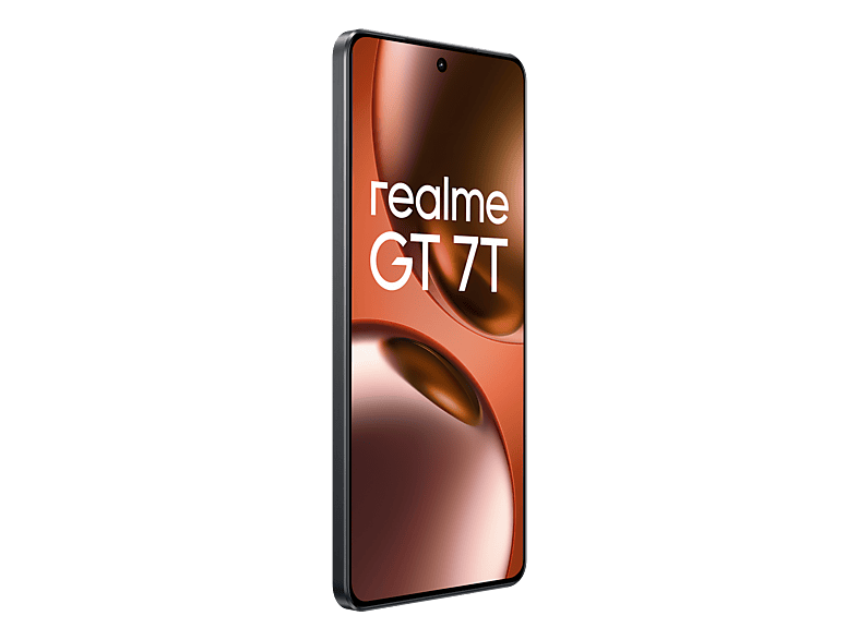 Smartphone - Realme GT7T 6.8P/5G/8N/12+256GB/B, Negro, Móvil Sistema operativo propietario, 12 GB RAM, 6,78 " LTPS 2.5D, Dimensity 8400MAX, 7000 mAh