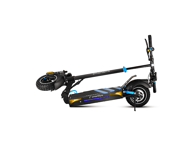 Patinete eléctrico - Smartgyro Speedway C, Pot. máx. 800 W, 13000 mAh, Negro
