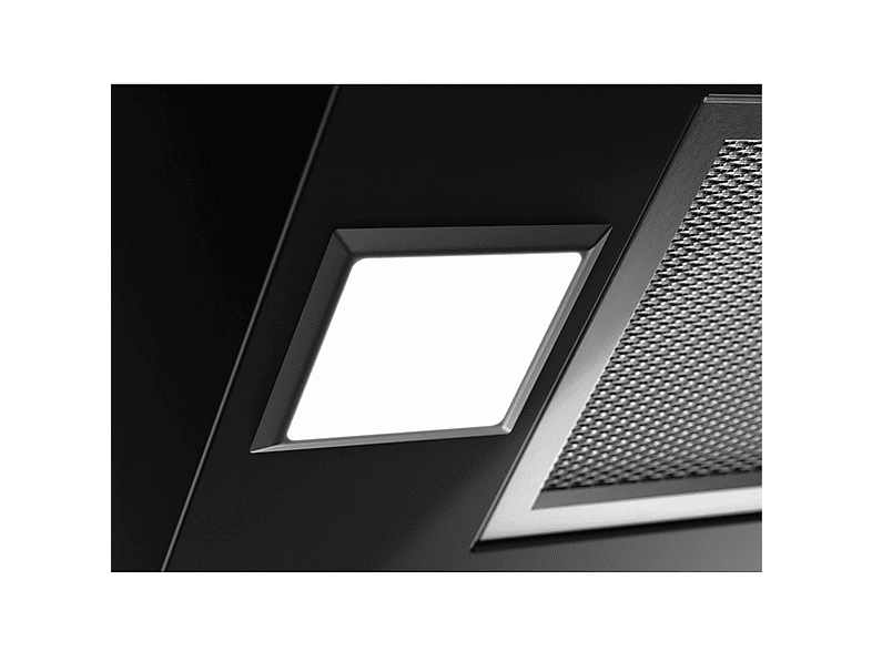 Campana decorativa - Electrolux LFV439K, 4 velocidades, 615 m³/h, 898 mm, Negro