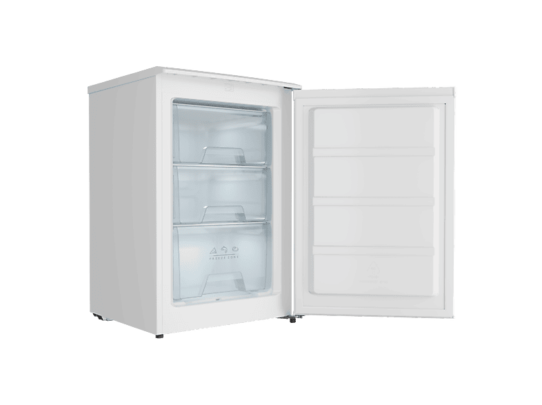 Congelador bajo encimera - Teka RSF 10080, 86 l, Cíclico, 84.5 cm, Motor Inverter, 3 cajones, Blanco