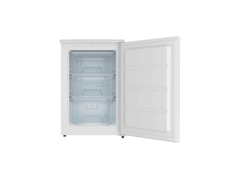 Congelador bajo encimera - Teka RSF 10080, 86 l, Cíclico, 84.5 cm, Motor Inverter, 3 cajones, Blanco