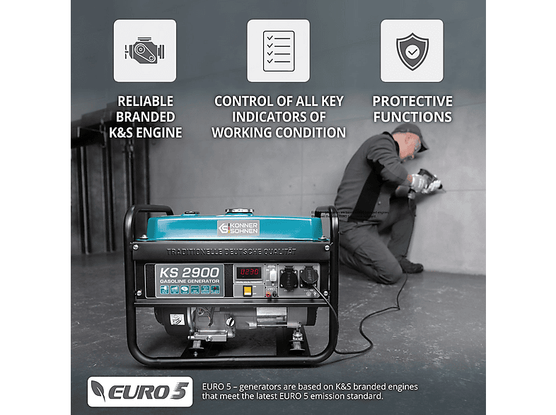 Generador de energía - Könner & Söhnen KS 2900
