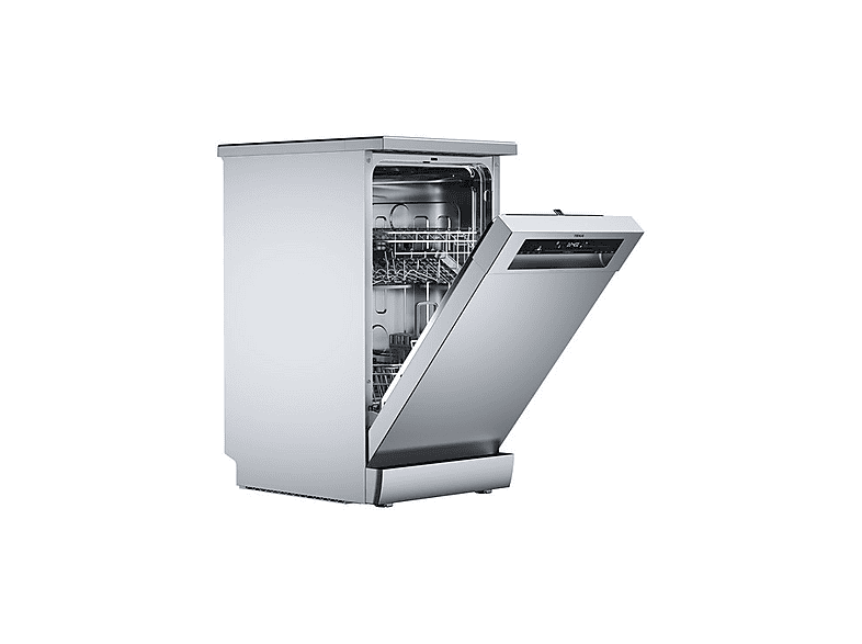 Lavavajillas - Teka DFS 24650, 9 servicios, 6 programas, 44.8 cm, Display LED, Programa Whisper, Inox