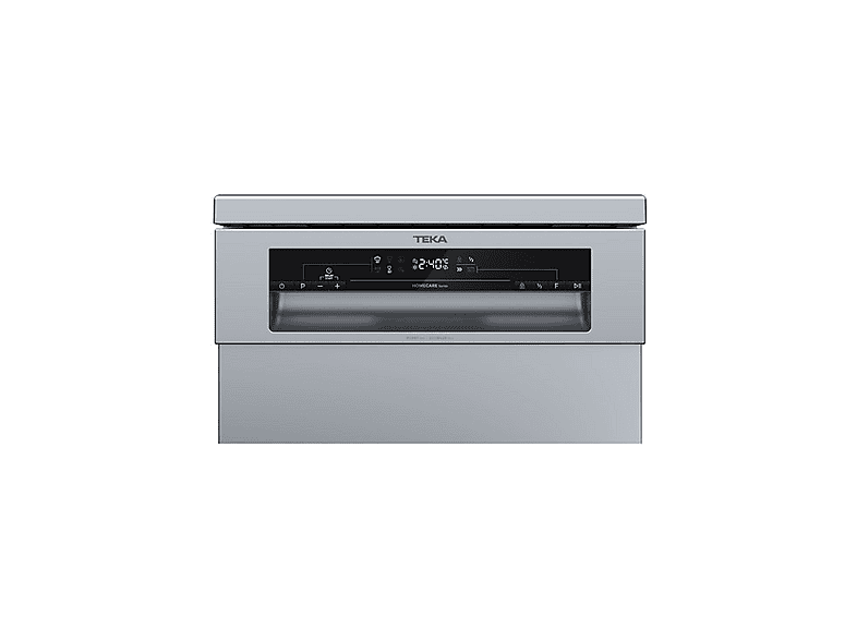 Lavavajillas - Teka DFS 24650, 9 servicios, 6 programas, 44.8 cm, Display LED, Programa Whisper, Inox