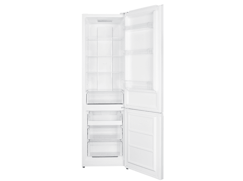 Frigorífico combi - OK . OFK 631 E NF W, No frost, 199.6 cm, 326 l, Alarma puerta abierta, Blanco