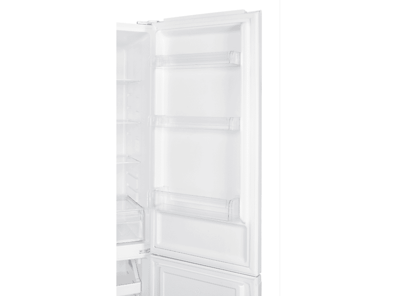 Frigorífico combi - OK . OFK 631 E NF W, No frost, 199.6 cm, 326 l, Alarma puerta abierta, Blanco
