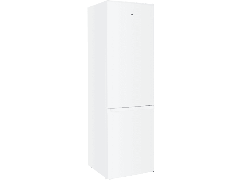 Frigorífico combi - OK . OFK 651 E W, Compresor, 180 cm, 262 l, Pies ajustables, Blanco