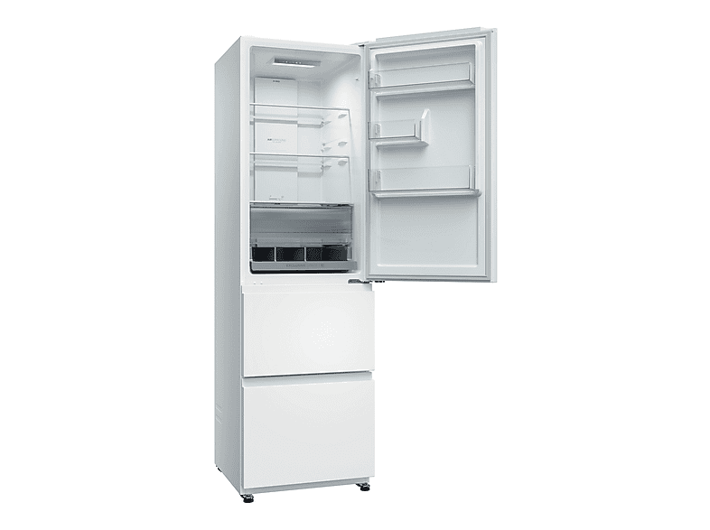 Frigorífico combi - Haier HTR3518ENMW, Altura 1850 mm, Capacidad 303 l, Blanco