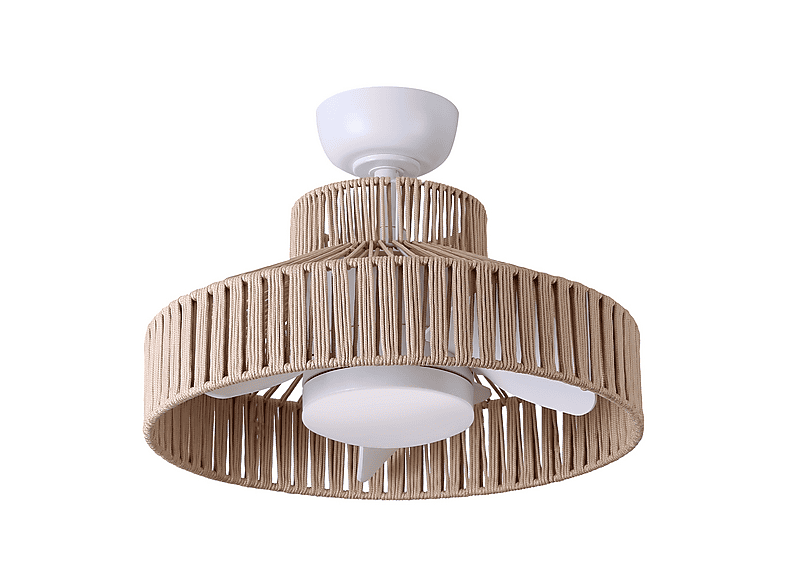 Ventilador de techo con luz LED - Sulion WINDSOR, 18 W, 5 velocidades, Marrón