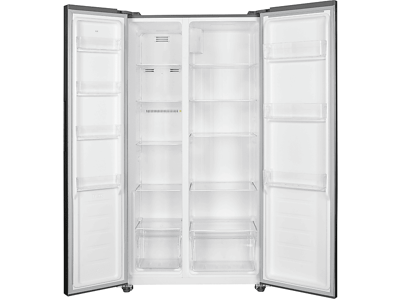 Frigorífico americano - OK . ODD 141 E NF IN, No frost, 177 cm, 442 l, Control táctil, Inox