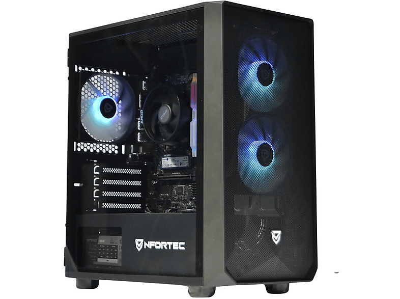 Pack PC gaming - Trending PC Frigia, AMD Ryzen 7 5700G, 32 GB RAM, 1 TB SSD, Radeon™ RX Vega 8, Windows 11 Pro, Monitor 24 " Full-HD, Negro