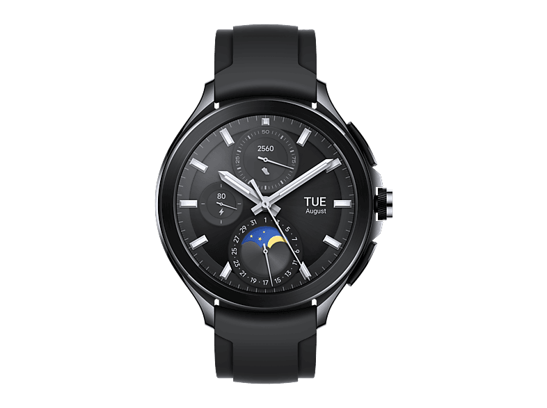 Smartwatch - Xiaomi Watch 2 Pro, 4G, Wear OS Google, Bluetooth, Wifi, Batería hasta 55 horas, Sensor impedancia, Multideporte, Negro