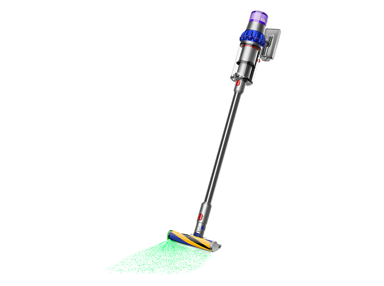 Aspirador escoba - Dyson v15 Detect™ Fluffy, Potencia automática 240, Accesorio para Colchones y Tapicería, 60 min, Cepillo FluffyOptic, Níquel