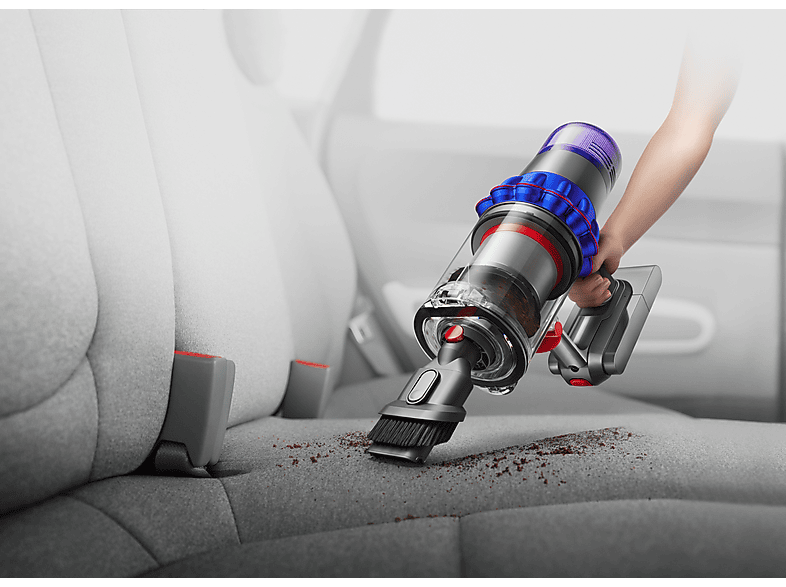 Aspirador escoba - Dyson v15 Detect™ Fluffy, Potencia automática 240, Accesorio para Colchones y Tapicería, 60 min, Cepillo FluffyOptic, Níquel