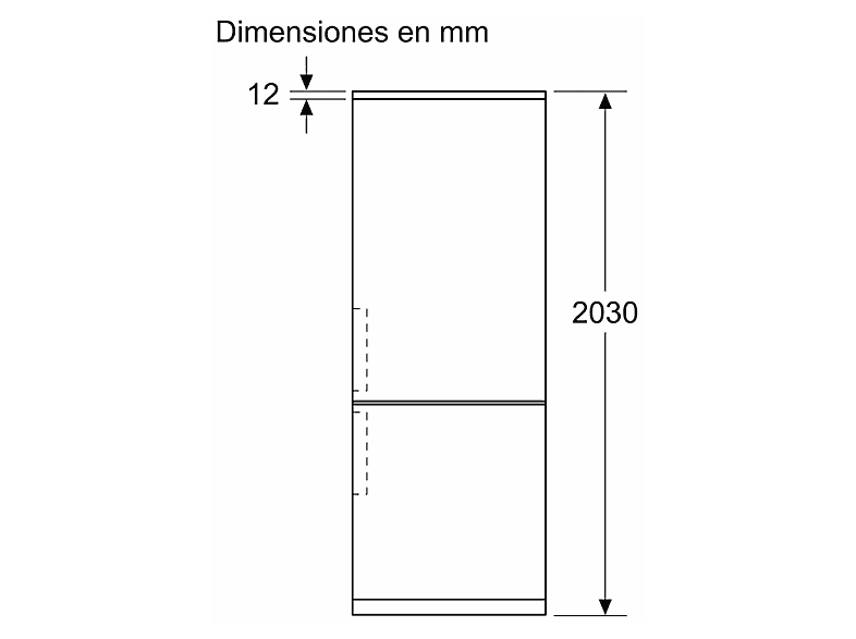 Frigorífico combi - Balay 3KFC879NI Serie Cristal, No Frost, 203 cm, 440 l, Negro