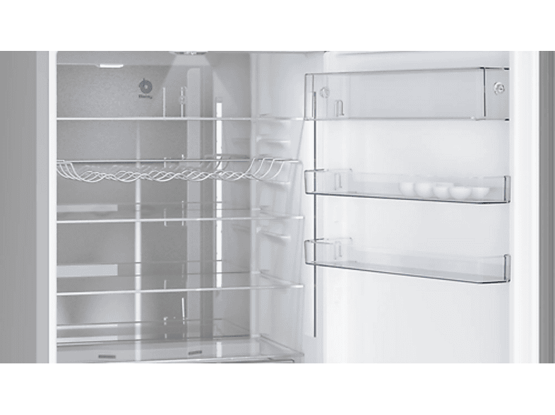 Frigorífico combi - Balay 3KFC879NI Serie Cristal, No Frost, 203 cm, 440 l, Negro