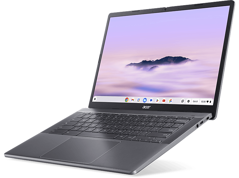 Portátil - Acer Chromebook Plus 514 CB514-3H con Gemini, 14" WUXGA, AMD Ryzen™ 5 7520C, 8GB RAM, 256GB SSD, Radeon™ Graphics, Google Chrome OS