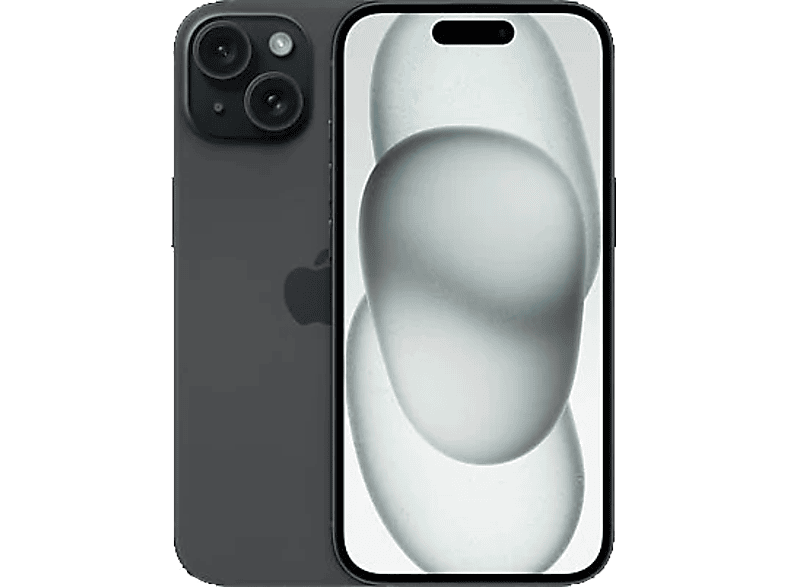 Smartphone - Apple iPhone 15, Negro, 128 GB, 5G, 6.1" OLED Super Retina XDR, Chip A16 Bionic, iOS