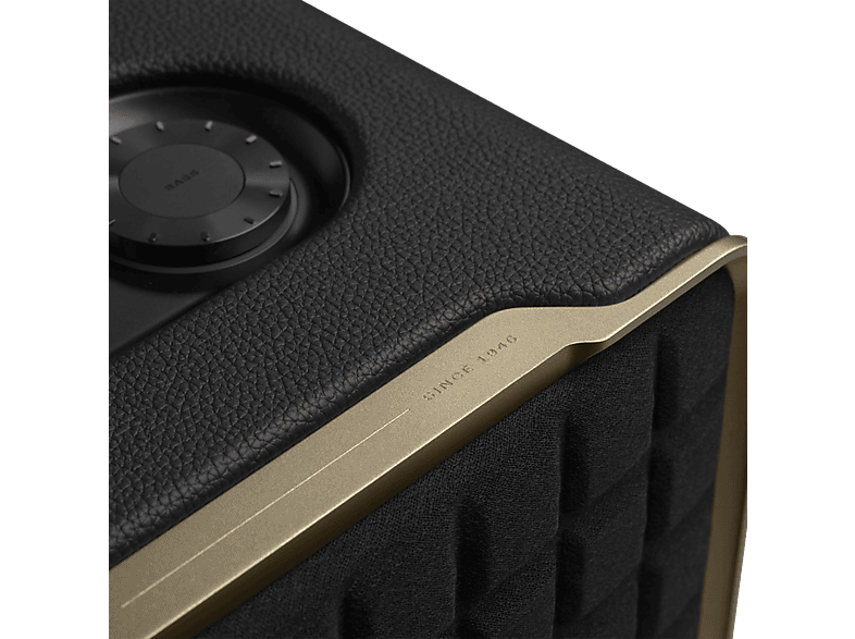 Altavoz bluetooth - JBL Authentics 200, 90W, Bluetooth, Wi-Fi, asistentes de voz Google y Alexa, diseño retro, Negro