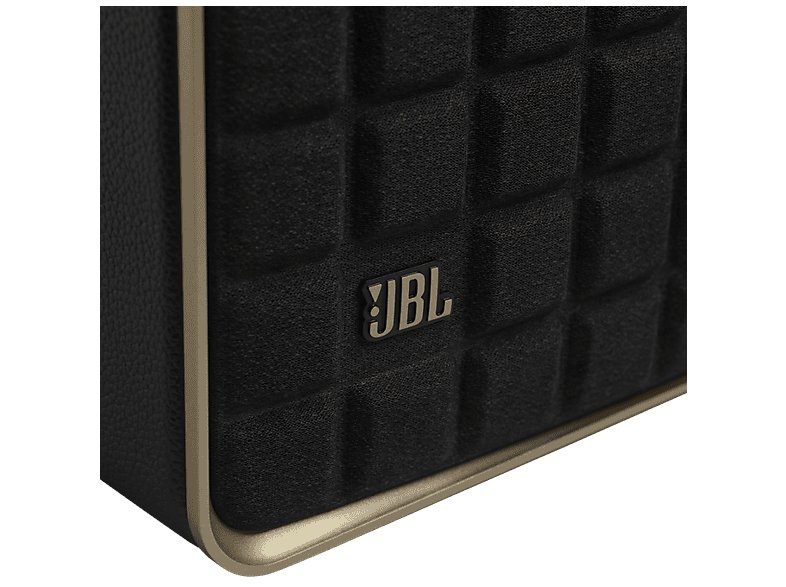 Altavoz estéreo - JBL Authentics 300, 100W, Bluetooth, Wi-Fi, asistentes de voz Google y Alexa, batería con autonomía 8h, diseño retro, Negro