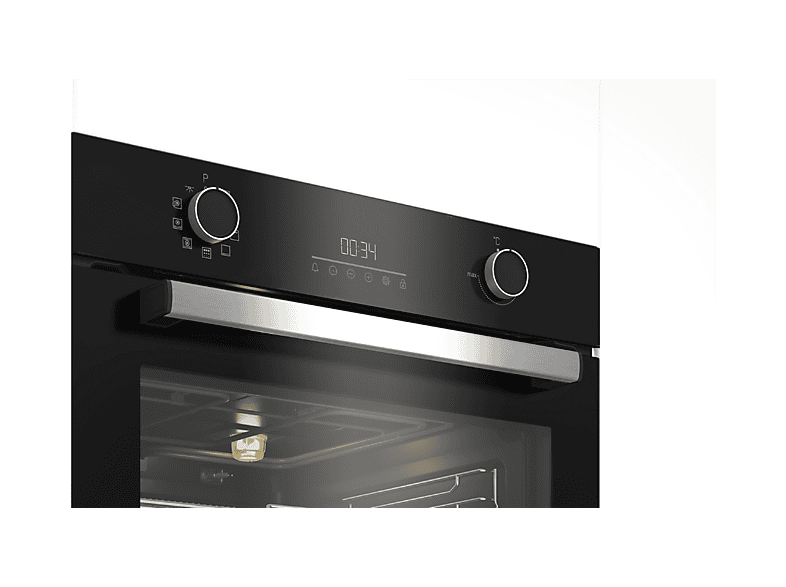 Horno - Beko BBIMA-13302BMPE, Multifunción, Pirolítico, 72 l, 59.4 cm, LED Display, Negro