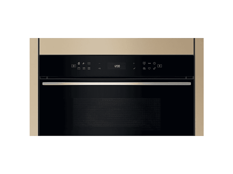 Microondas integrable - Whirlpool WMD7O4TX, 7 potencia, 31 l, Negro, Acero inoxidable