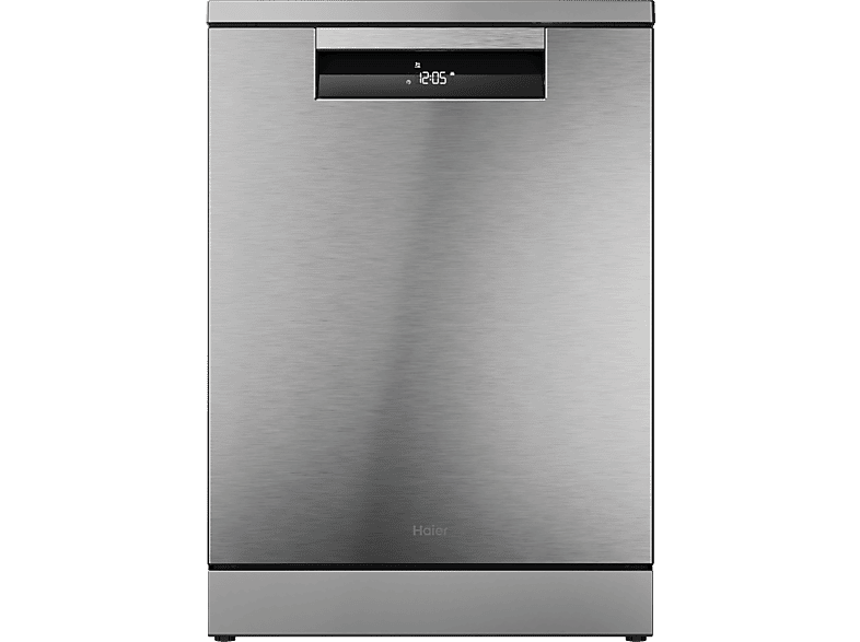 Lavavajillas - Haier I-Pro Shine Series 3 XF 5C4M1X, 15 servicios, 10 programas, 60 cm, Motor Inverter, Wi-Fi, Inox