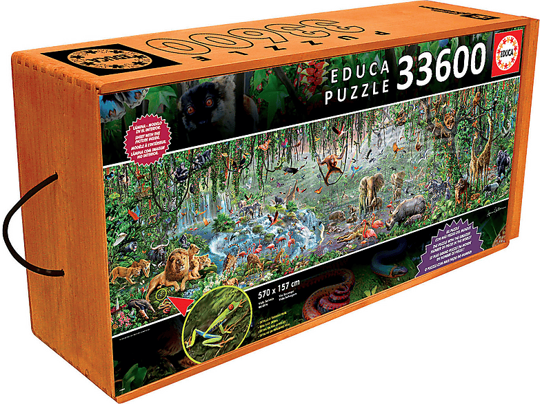 Juego de mesa - Educa Vida salvaje puzzle 33600 piezas, edad recomendada: 14 año(s)