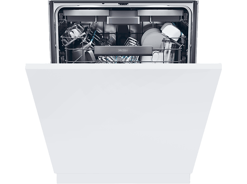 Lavavajillas integrable - Haier Washlens Plus XS 6B0S3FSB, 16 servicios, 10 programas, 60 cm, Wi-Fi + Bluetooth, Sin panelar