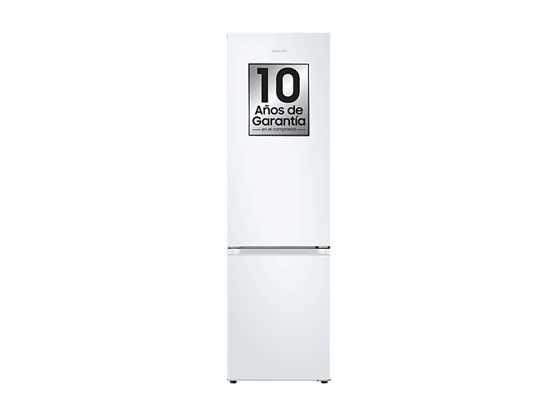 Frigorífico combi - Samsung SMART RB38C705CWW/EF, No Frost, 203 cm, 390l, Metal Cooling, All Around Cooling, Blanco
