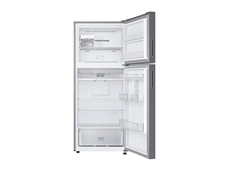 Frigorífico dos puertas - Samsung SMART RT38CG6624S9ES, No Frost, 171.5 cm, 393l, All-Around Cooling, Space Max™, Inox