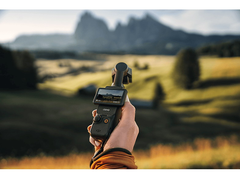 Cámara deportiva - DJI Osmo Pocket 3 Creator Combo, 4K/120 fps, Pantalla giratoria 2", CMOS de 1", Estabilización mecánica 3 ejes, Negro