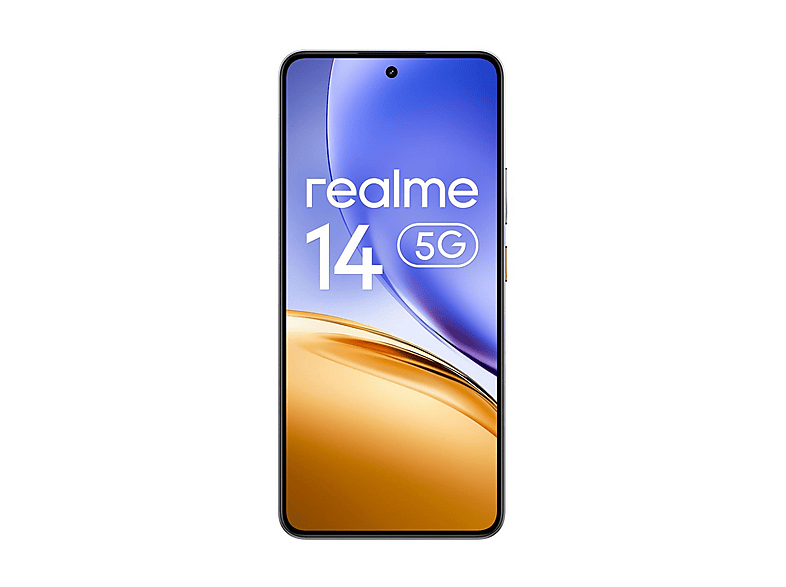 Smartphone - Realme 14 5G, Silver, Móvil Android, 256 GB, 12 GB RAM, 6,67 " AMOLED 120 Hz, Snapdragon 6 Gen 4, 6000 mAh