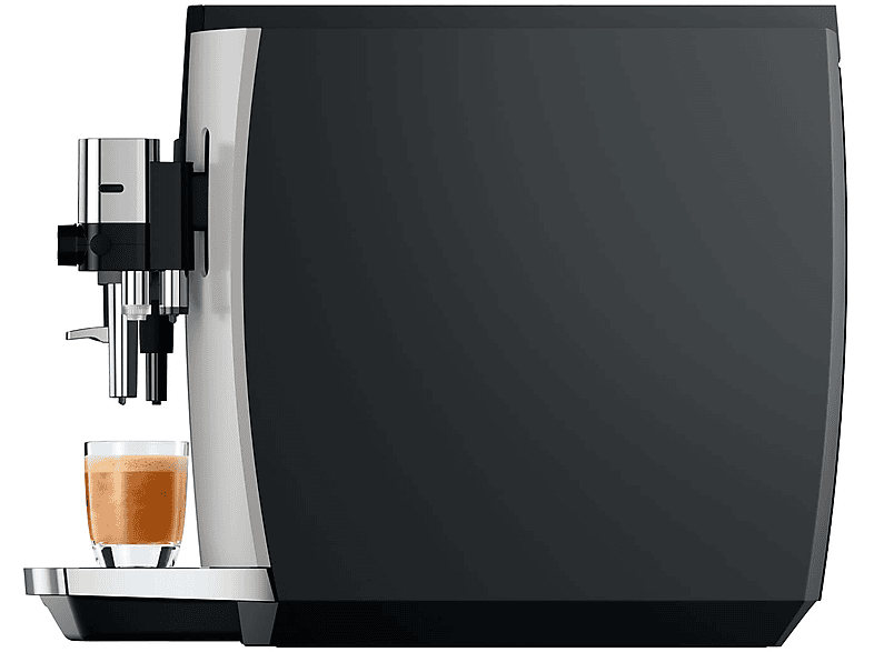 Cafetera superautomática - Jura E8, 15 bar, 1450W, 2 tazas, 17 programas, Pantalla a color, Platino