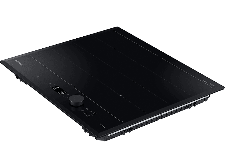 Placa inducción - Samsung NZ64B7799KK/U1, 4 zonas, 26 cm, Dual Flex, 59 cm, WiFi, Negro
