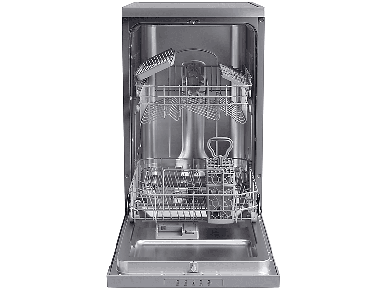 Lavavajillas - Candy Brava CDPH 2L1049S, 10 servicios, 5 programas, 45 cm, Programa rápido 39' min, Inox
