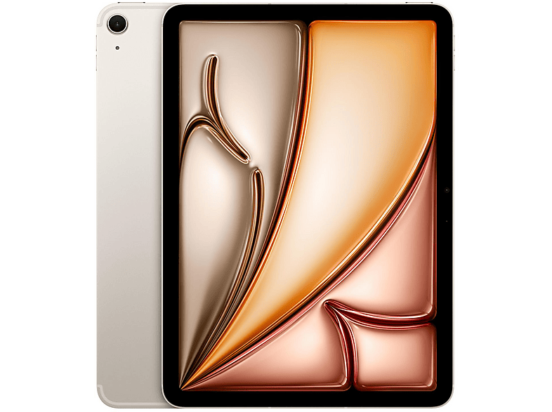 Tablet - Apple IPAD AIR 11 M3 256GB WIFI+CEL STARLIGHT, Beige, 11 " Retina, 8 GB RAM, Apple M M3, Tablet iPadOS
