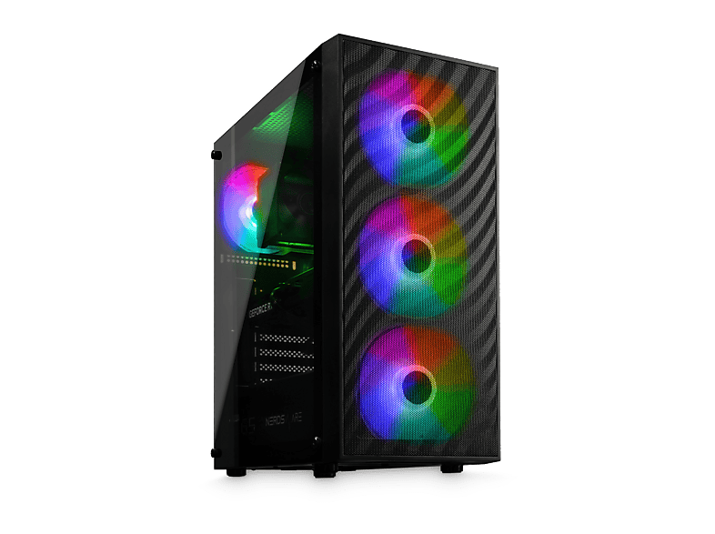 PC Gaming - Cybernerds | P5 | Pro Gaming |, AMD Ryzen 5 5600, 16 GB RAM, 512 GB SSD, GeForce RTX™ 5060, Windows 11, Negro
