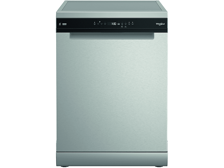 Lavavajillas - Whirlpool W7F HP43 X, 15 cubiertos, 10 programas, 60 cm, Tercera bandeja, 6th SENSE, Inox