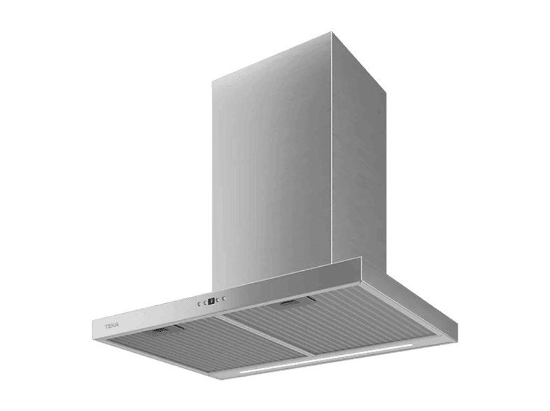 Campana decorativa - Teka DSH 786, 3+1 velocidades, 586 m³/h, 70 cm, Temporizador, Inox