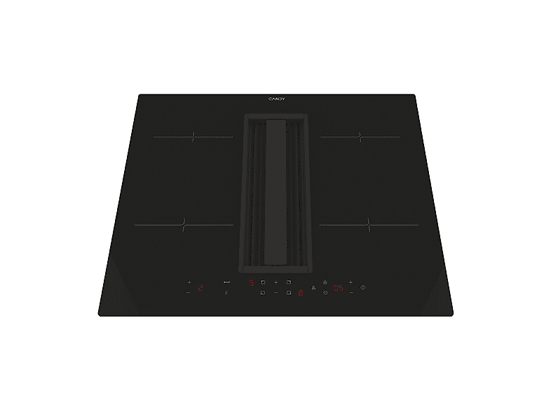 Placa de vitrocerámica - Candy CIH6I4CF, 4 zone(s) zonas, 59 mm, Negro