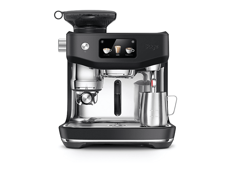 Máquina espresso - Sage Oracle Jet, 9 bar, 1600 W, 0,48 l, 2 tazas, Negro, Acero inoxidable