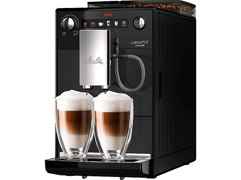 Máquina espresso - Melitta Latticia OT F300-100, 15 bar, 1450 W, 8 tazas, Negro