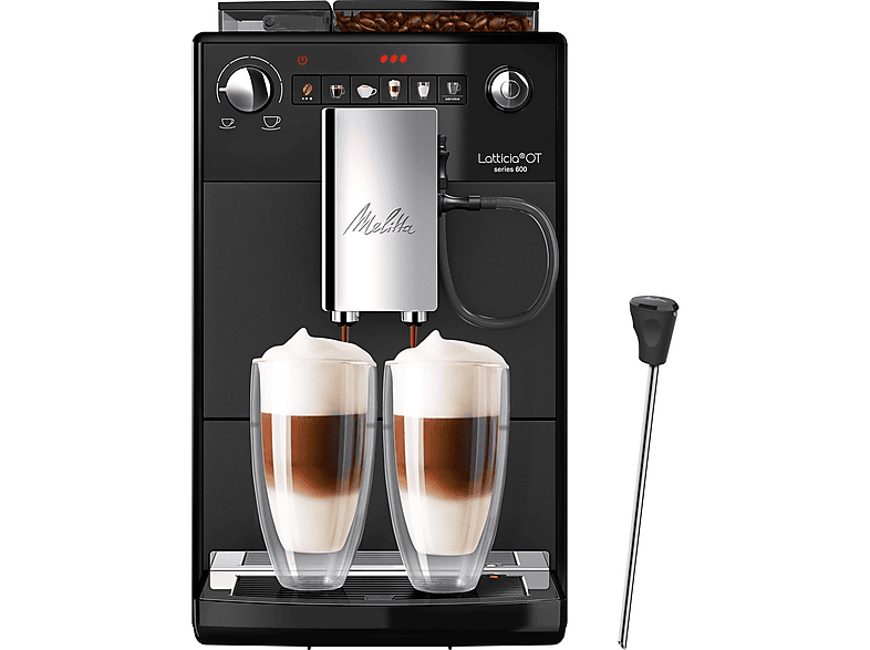 Máquina espresso - Melitta Latticia OT F300-100, 15 bar, 1450 W, 8 tazas, Negro
