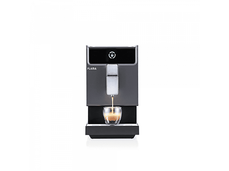 Máquina espresso - Flama 1293FL, 19 bar, 1470 W, 1 tazas, Negro