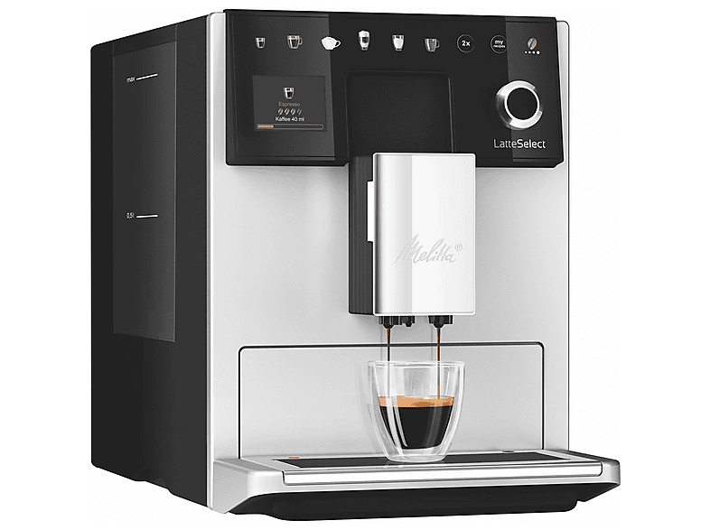Máquina espresso - Melitta 630-212, 15 bar, 1400 W, Negro