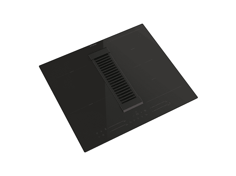 Placa de vitrocerámica - Haier I-Dual Series 6 HAIH6IEMCF, 4 zone(s) zonas, 60,5 cm, Negro
