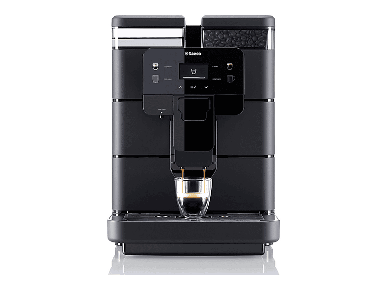 Máquina espresso - Saeco New Royal Black, 1400 W, 2 tazas, Negro