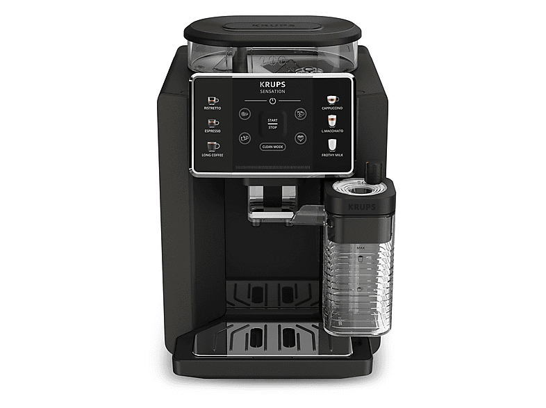 Máquina espresso - Krups Sensation Milk M50 EA912910, 1450 W, 1 tazas, Negro