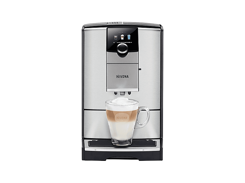 Máquina espresso - Nivona NICR 799, 15 bar, 1455 W, 2 tazas, Negro, Acero inoxidable